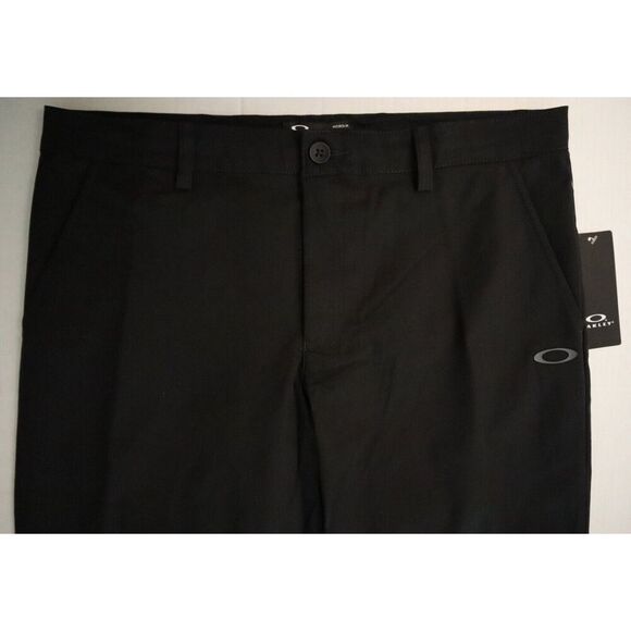 Oakley F0A402610 Men's Sz 34x34 Black Hydrolix Regular Fit Chino Icon Pants - Picture 9 of 12